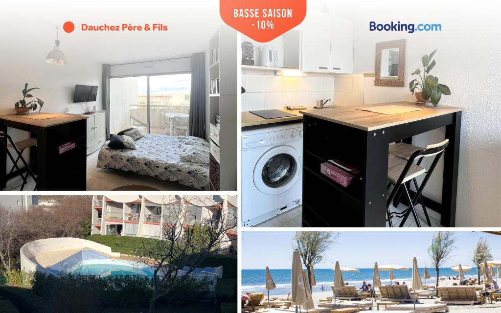 Fotografie z fotogalerie ubytování Studio 2 pers - Piscine & Plage - La Grande Motte v destinaci La Grande-Motte