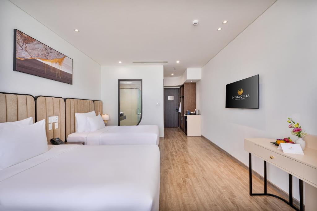 Phòng Deluxe 2 Giường Đơn Nhìn Ra Biển