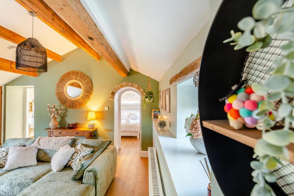 Giường trong phòng chung tại 1 Bed in Slaithwaite oc-c34249