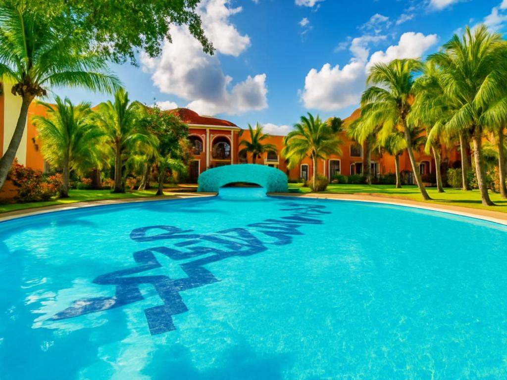 Πισίνα στο ή κοντά στο Departamento acogedor Hotel-Condominio Buganvillas