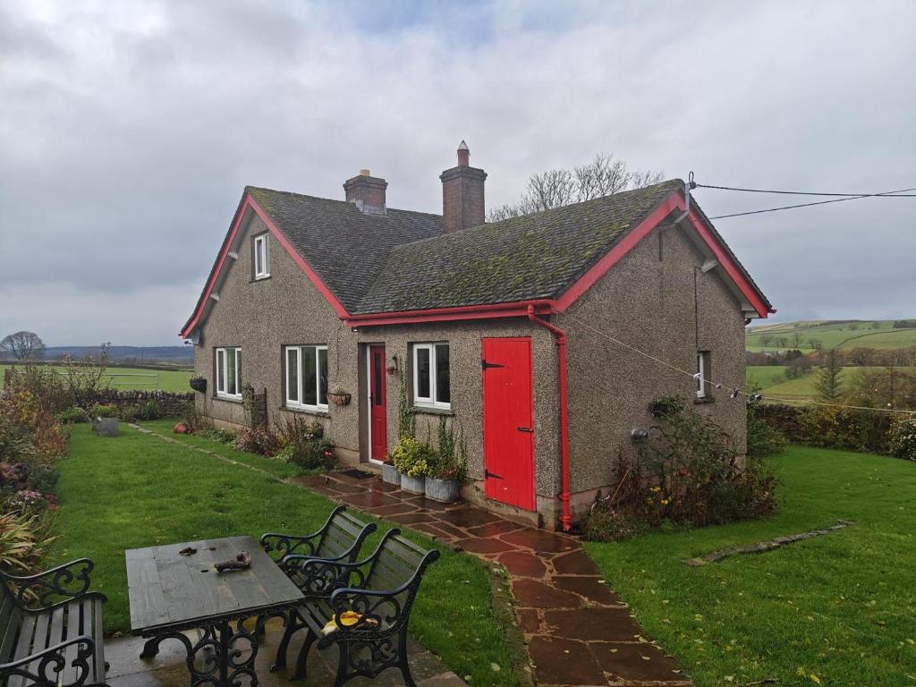 Bygningen som feriehuset ligger i