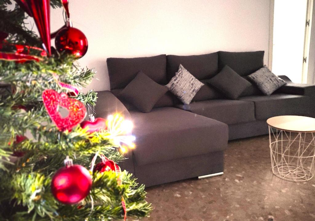 Χώρος καθιστικού στο Casa del Cabildo