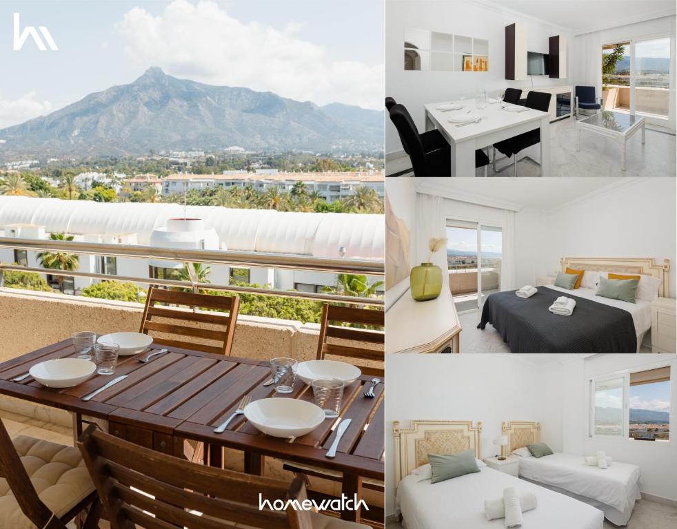 Apartment in the heart of Puerto Banús, with private parking space and communal pool, paddle tennis court and gym