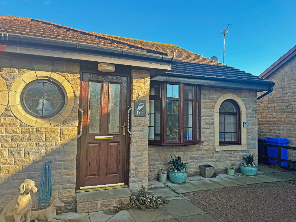 Bygningen som feriehuset ligger i