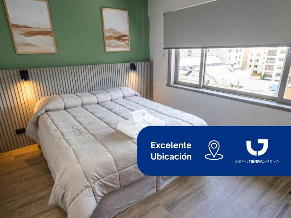 Ένα ή περισσότερα κρεβάτια σε δωμάτιο στο M383 Hotel Bariloche