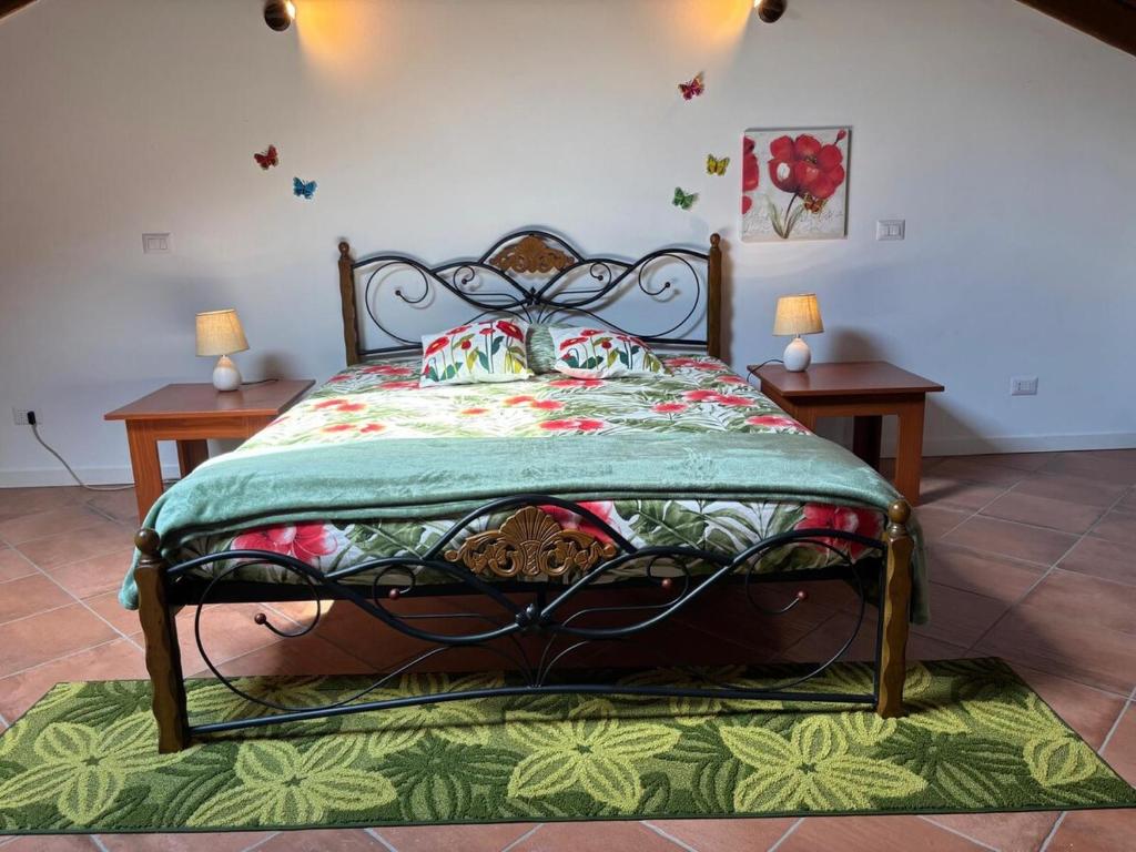 Ένα ή περισσότερα κρεβάτια σε δωμάτιο στο Monterosa Apartment