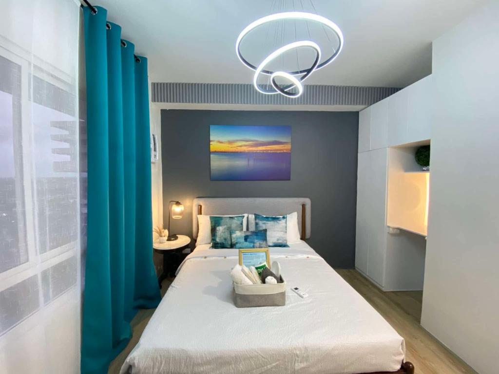 Postel nebo postele na pokoji v ubytování Aure Haven