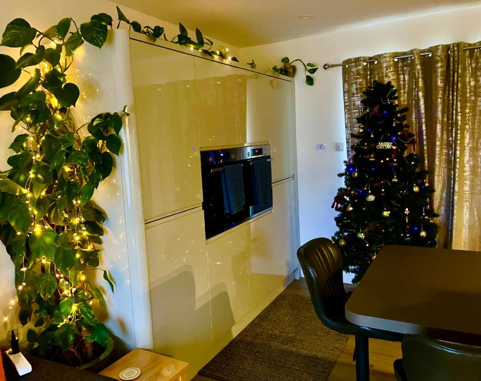 Μια τηλεόραση ή/και κέντρο ψυχαγωγίας στο Elkstone House, Hot tub Luxury, Comfortable Home