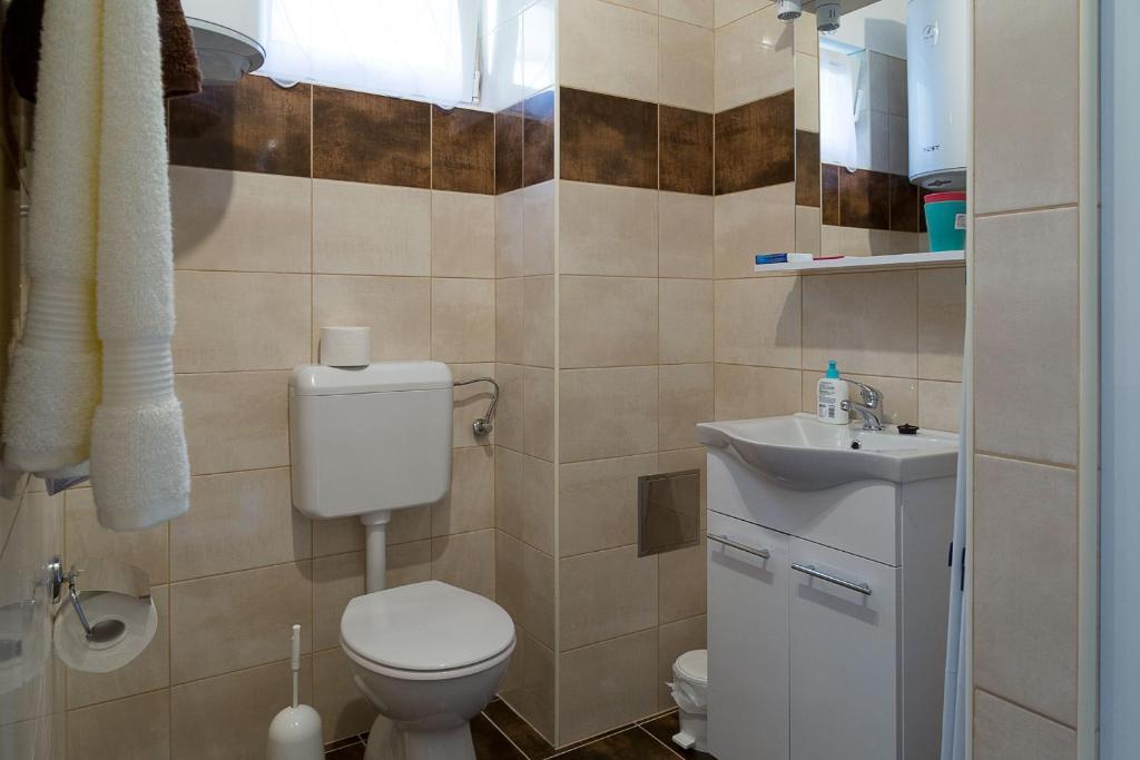 Kúpeľňa v ubytovaní Cozy Old Town Apartment
