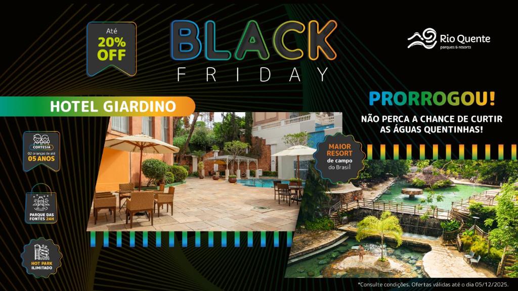 Πιστοποιητικό, βραβείο, πινακίδα ή έγγραφο που προβάλλεται στο Rio Quente Resorts - Hotel Giardino