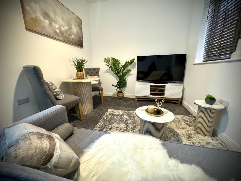 Et tv og/eller underholdning på Cozy Catherdral View