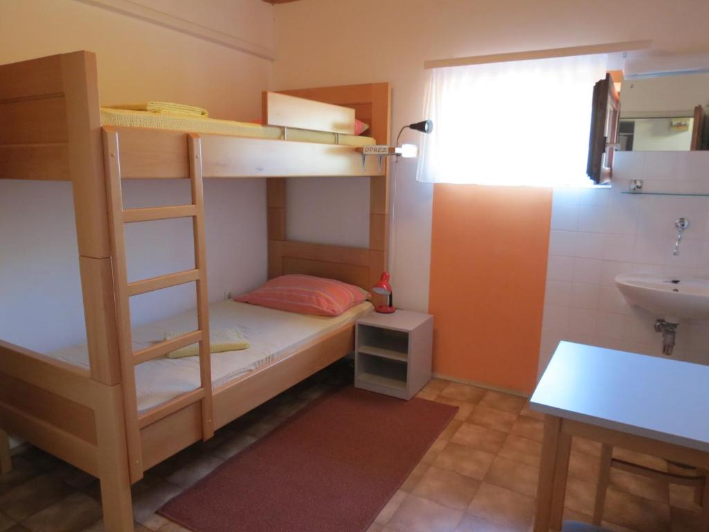 Postel nebo postele na pokoji v ubytování HI Hostel Veli Losinj