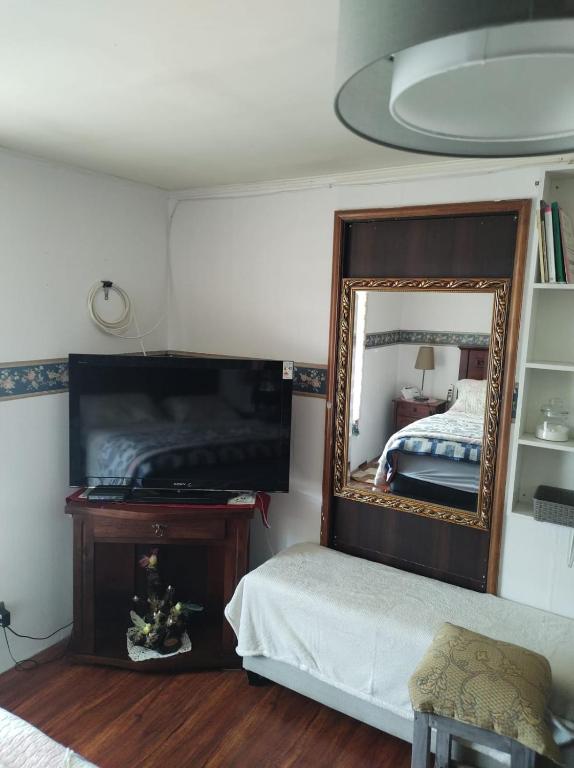 Postel nebo postele na pokoji v ubytování Entrerios