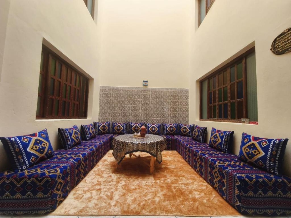 Χώρος καθιστικού στο Maison LFarah Agadir