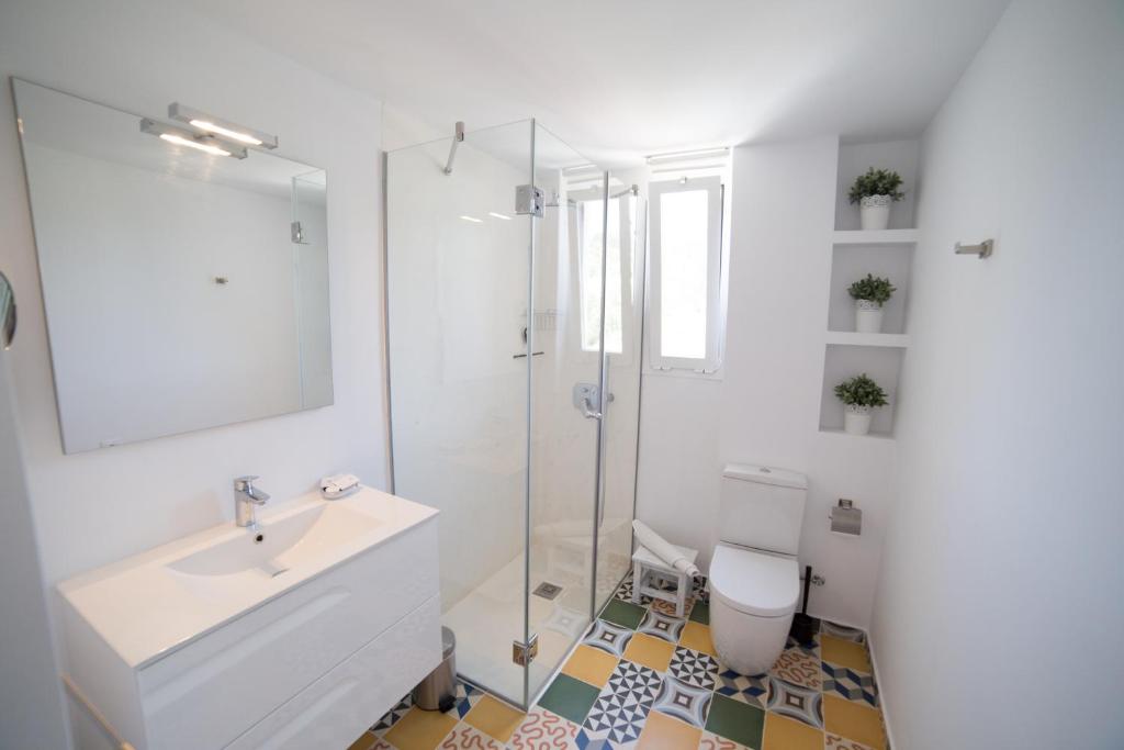 A bathroom at Casa Gema