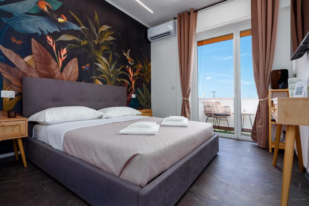 Ένα ή περισσότερα κρεβάτια σε δωμάτιο στο Dani's House