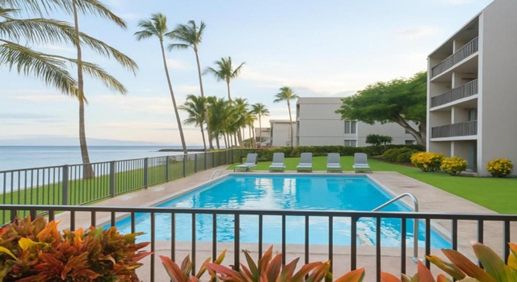 Πισίνα στο ή κοντά στο Maalaea Oceanfront Condo