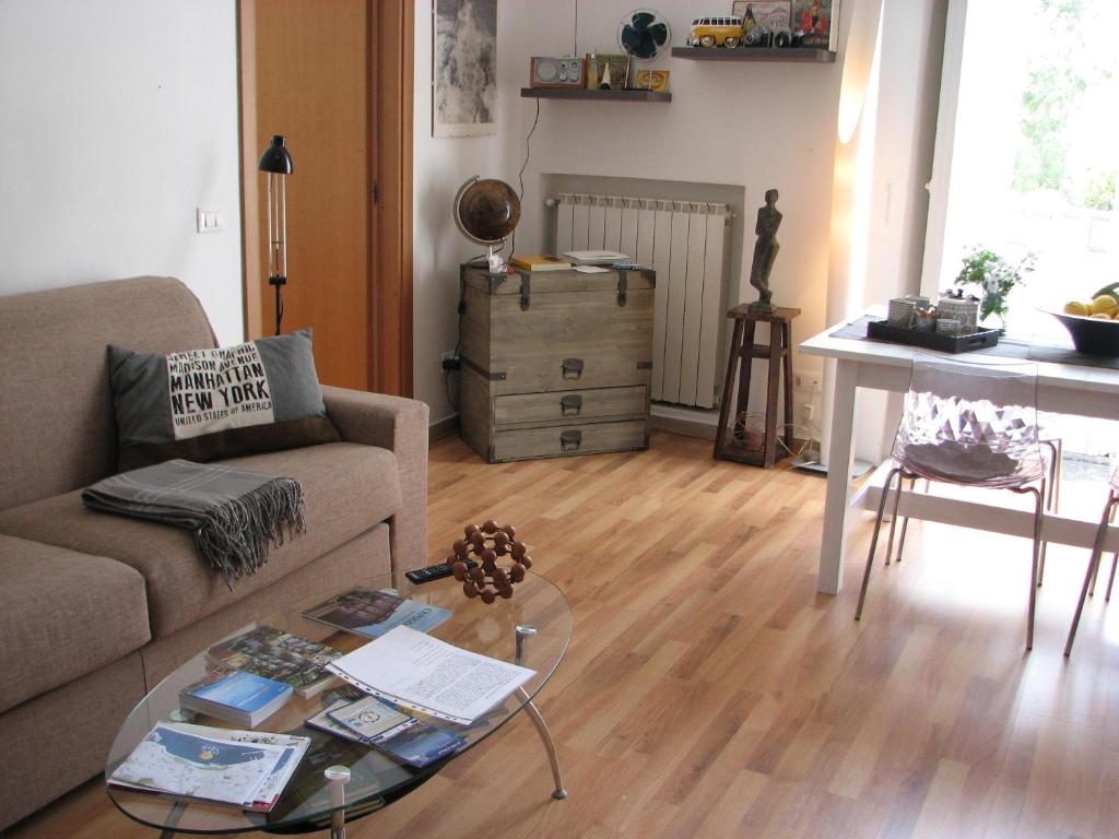 Zona d'estar a Monastero Flat