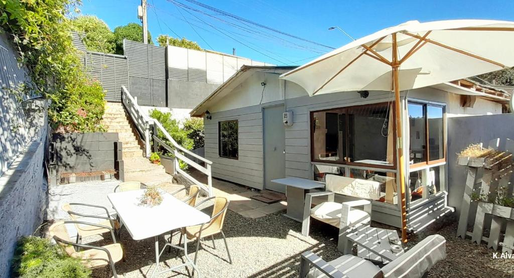 Μπαλκόνι ή βεράντα στο Casa Maitencillo J Bazaes