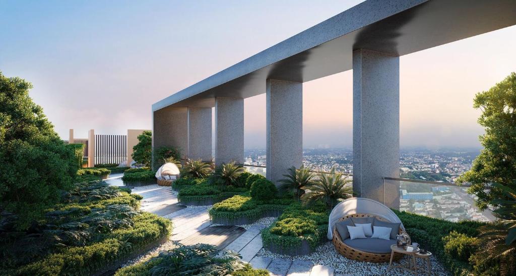 Vườn quanh Happy One Central Bình Dương