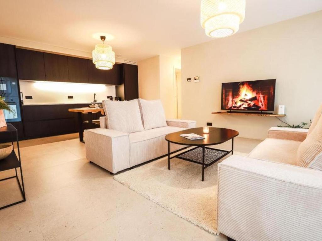 Χώρος καθιστικού στο Be Durbuy