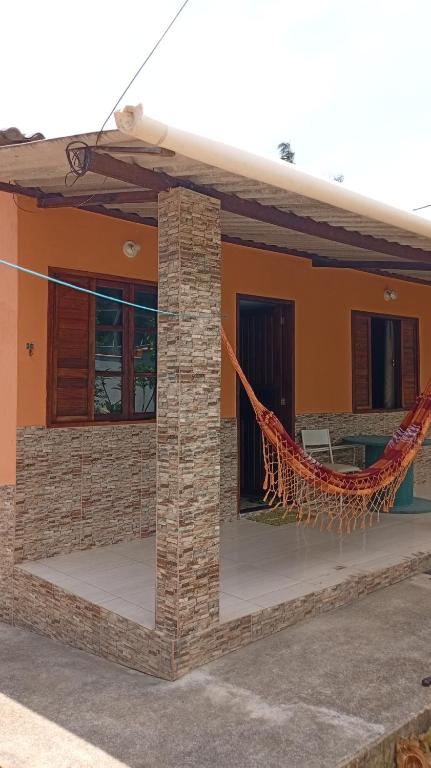 Bygningen som feriehuset ligger i