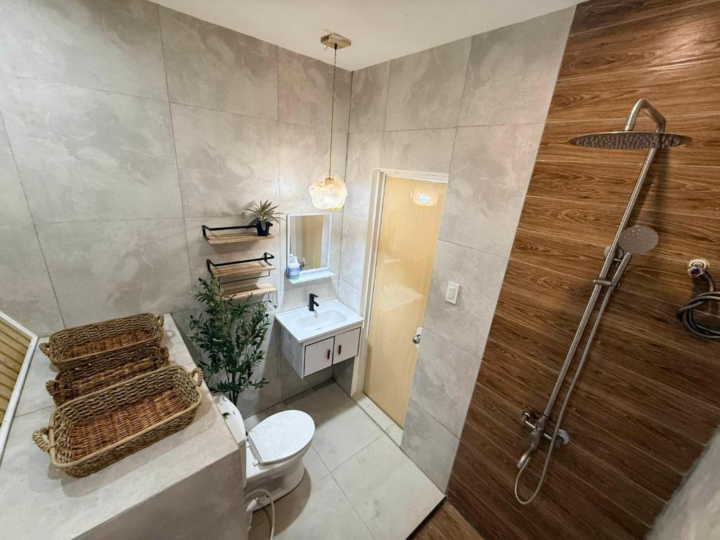 Ένα μπάνιο στο Quatra Belle Villa