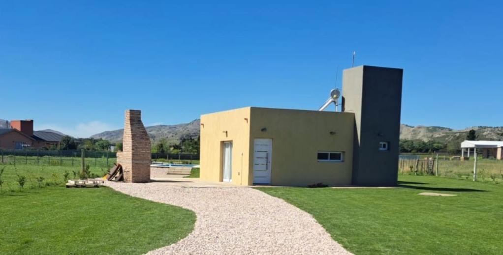 Bygningen som feriehuset ligger i