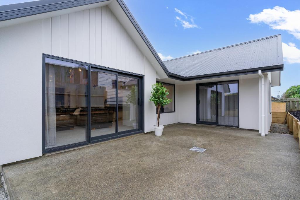 Bygningen som feriehuset ligger i