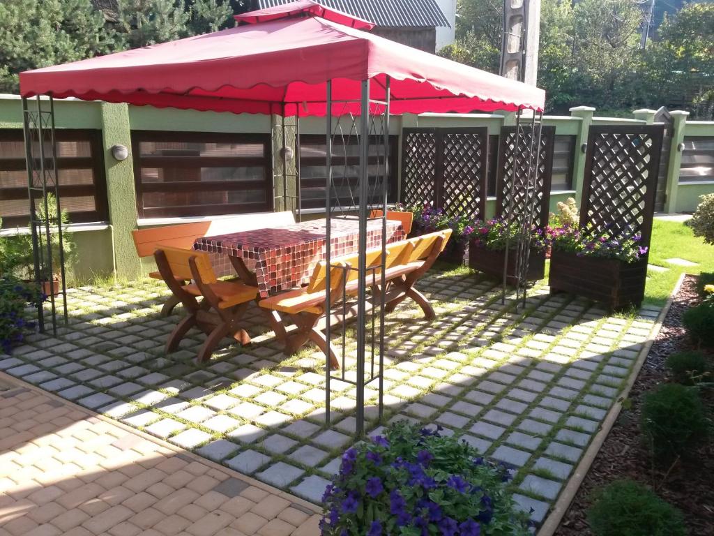 Zahrada ubytování Imola Vendégház