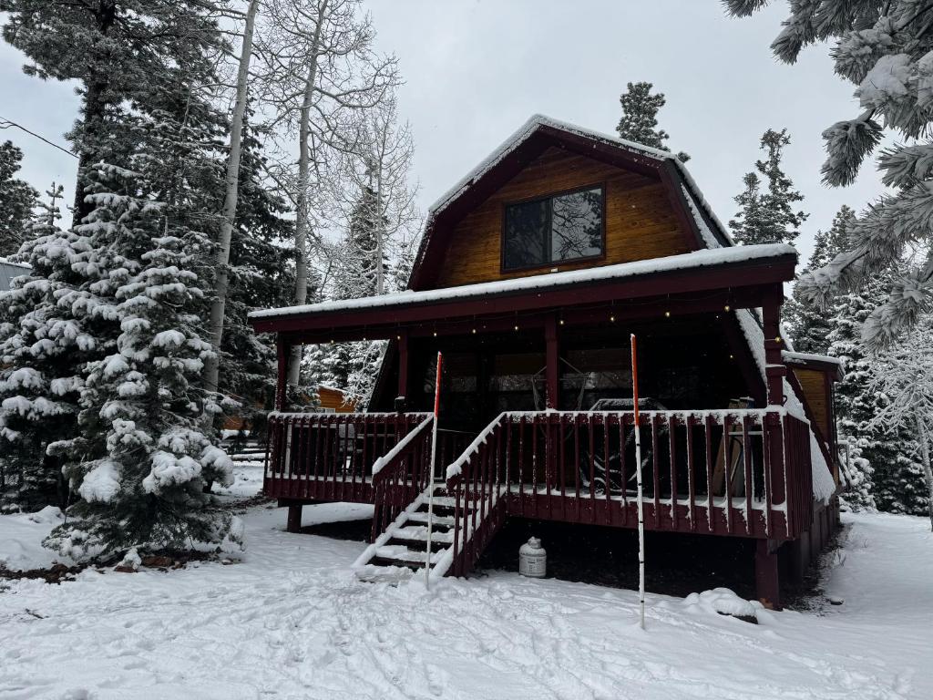 Το Quiet Cabin Retreat τον χειμώνα