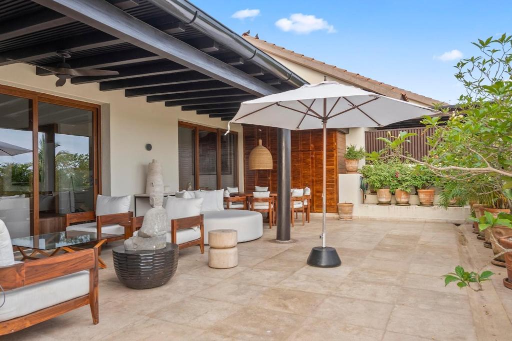 Αίθριο ή υπαίθριος χώρος στο Beautiful PH apartment in Punta Mita, acces beach Club