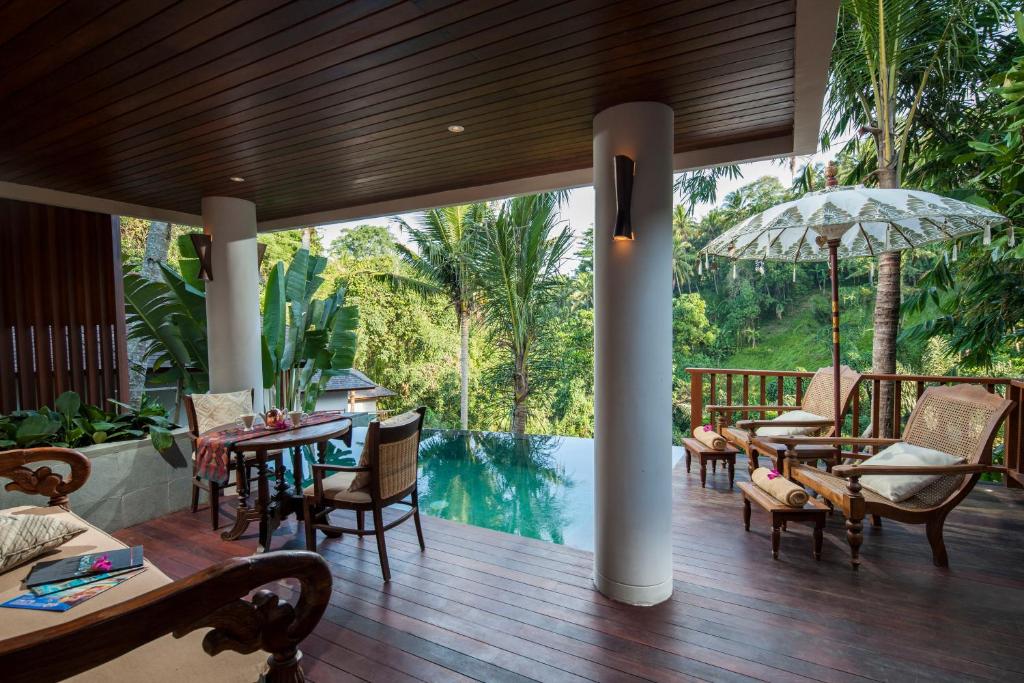 Zahrada ubytování Natya Resort Ubud
