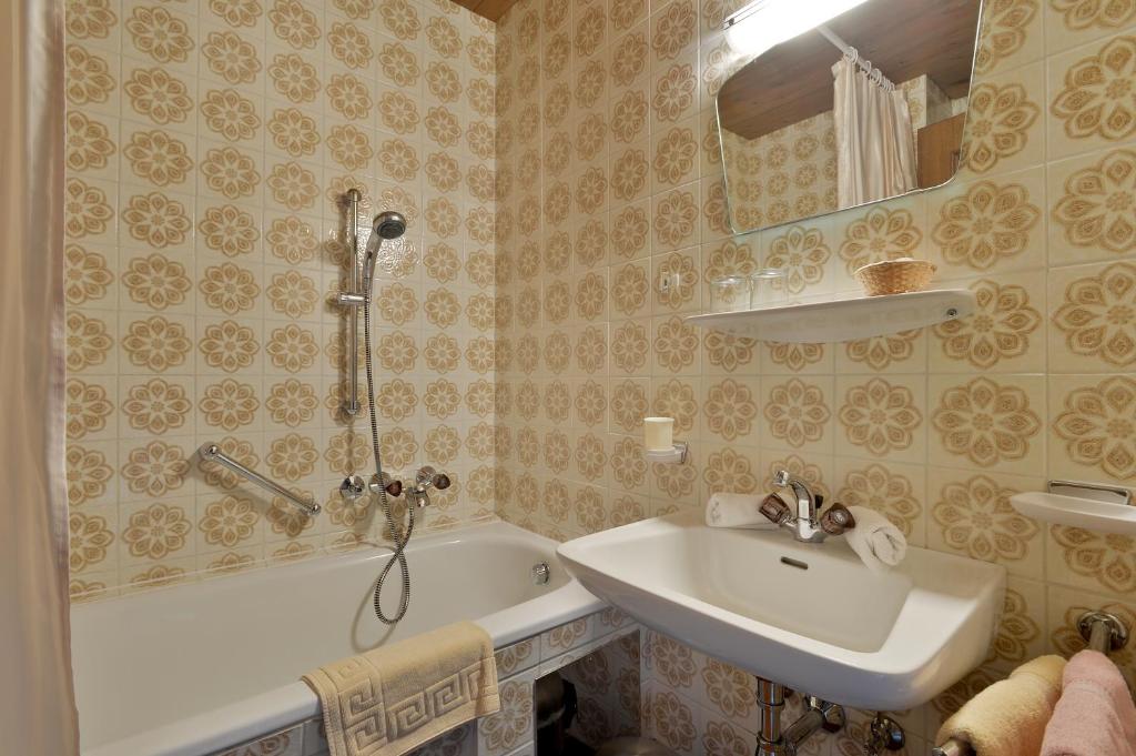 Koupelna v ubytování Gästehaus Grauss