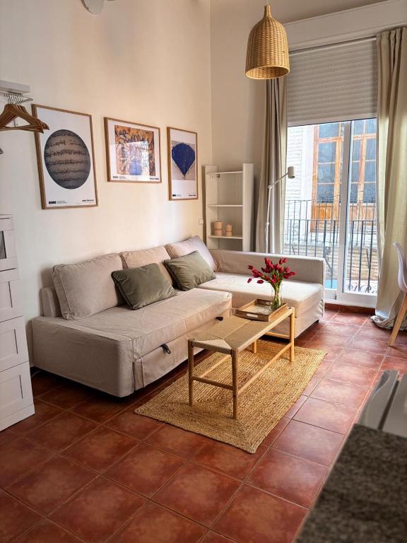 Posezení v ubytování Estudio recién decorado en el mejor centro histórico
