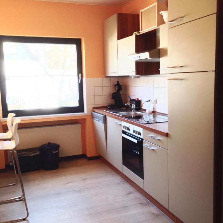 Kuchyň nebo kuchyňský kout v ubytování Eifelhaus4you