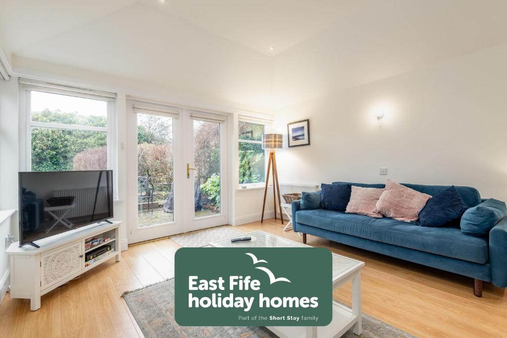 Μια τηλεόραση ή/και κέντρο ψυχαγωγίας στο Golden Sands Cottage - Elie