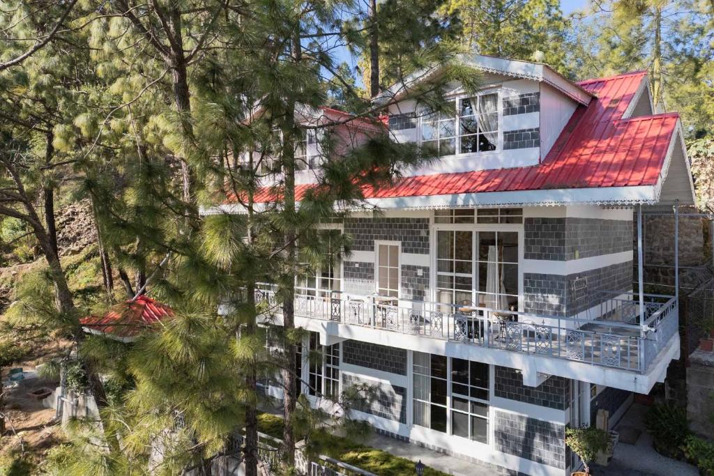 Bygningen som villaen ligger i