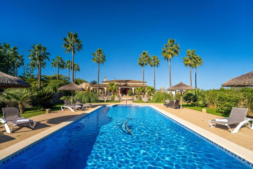 Swimmingpoolen hos eller tæt på Ideal Property Mallorca - Son Duri