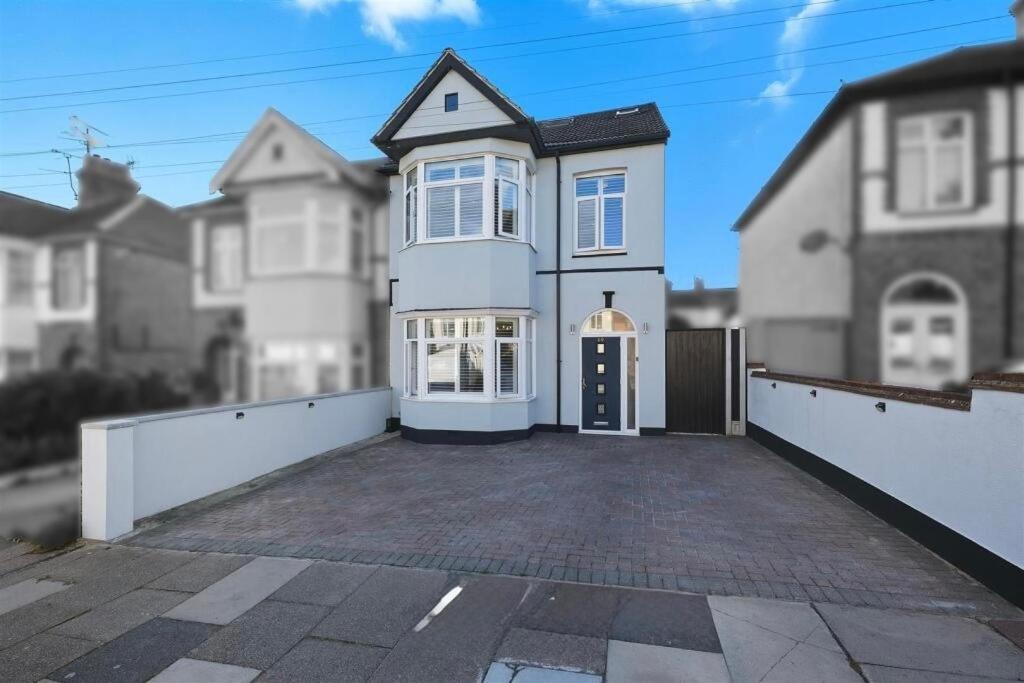 Bygningen som feriehuset ligger i