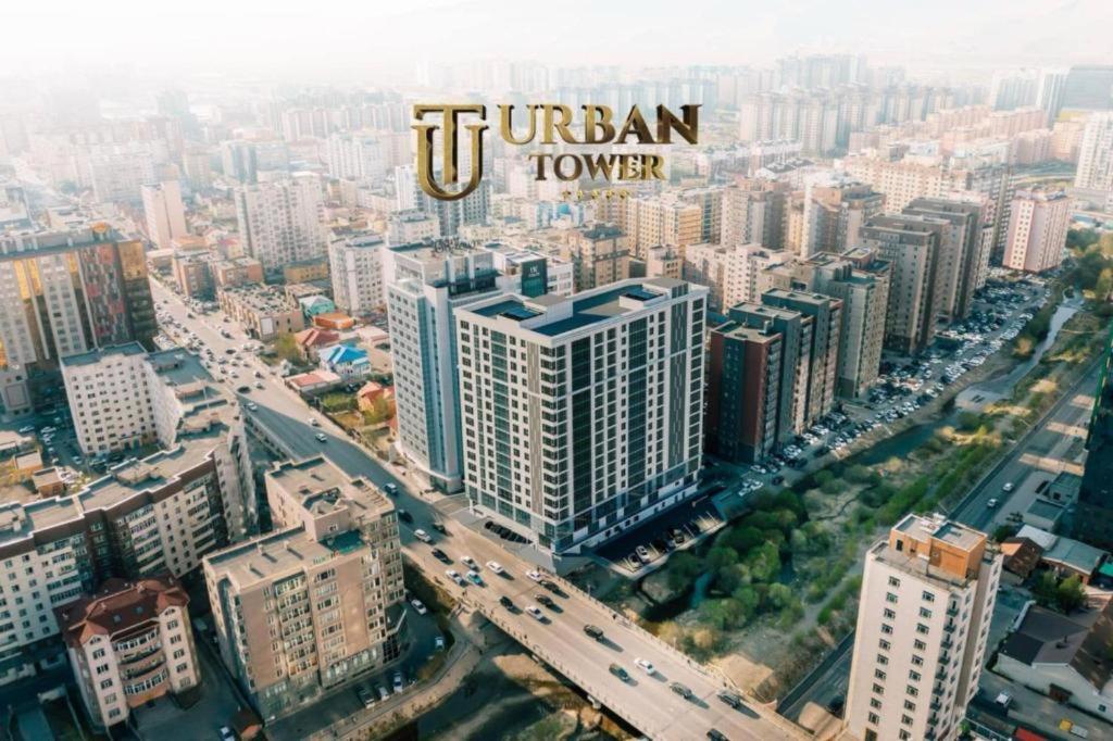Cảnh Ulaanbaatar hoặc tầm nhìn thành phố từ căn hộ