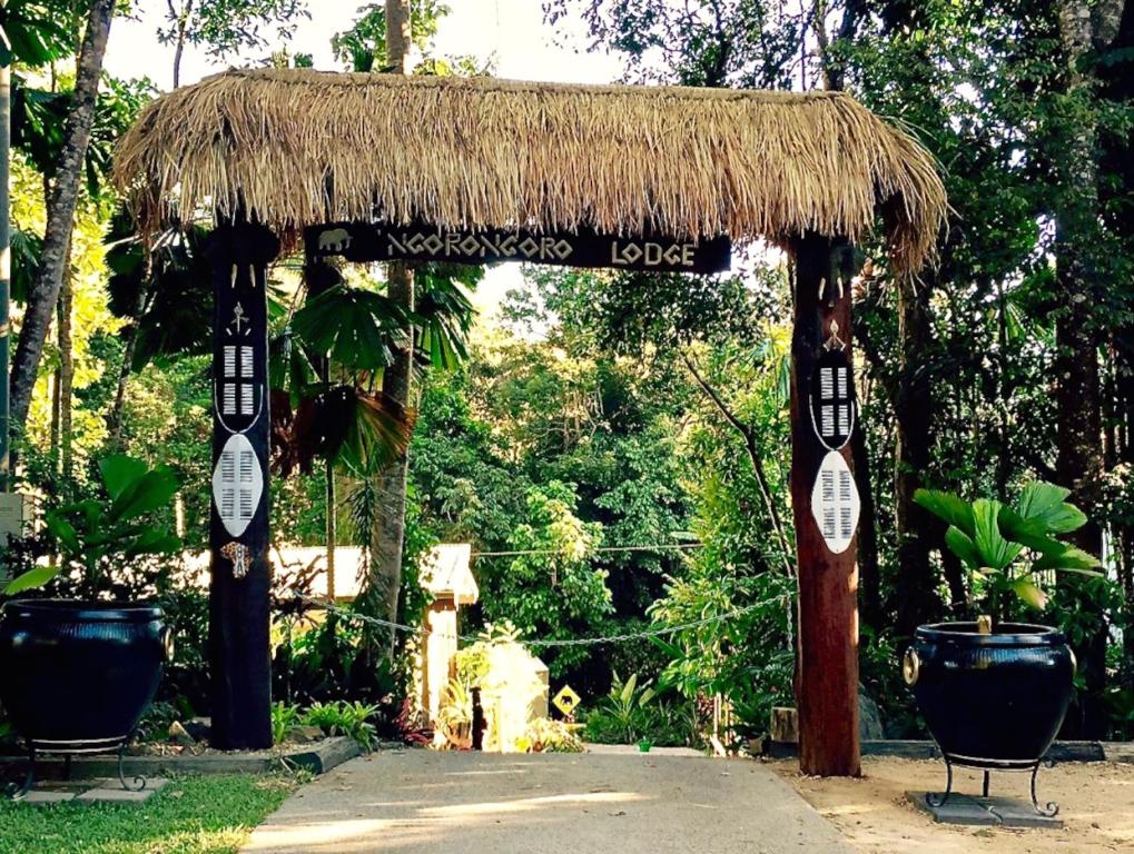Zahrada ubytování Kuranda Ngorongoro Lodge
