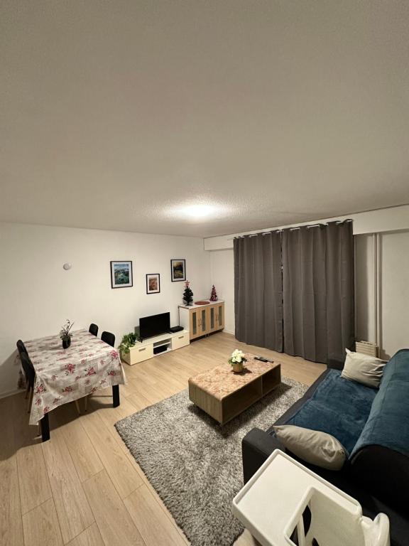 Χώρος καθιστικού στο Maghy Appart à Strasbourg