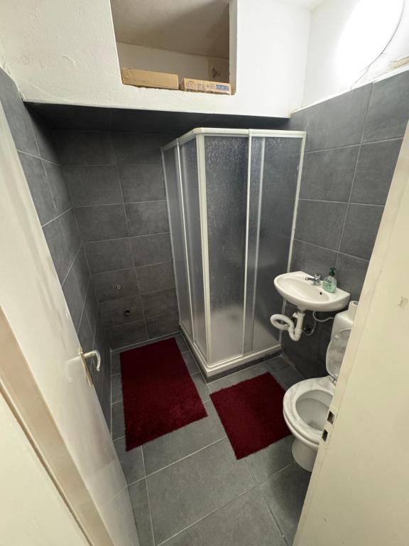 Koupelna v ubytování Apartment Centrum