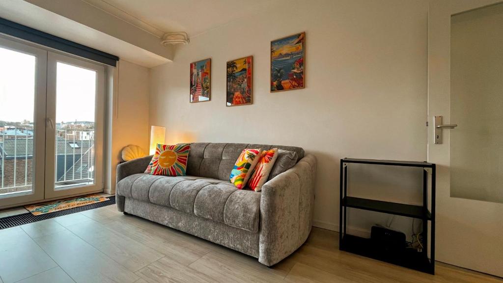 Χώρος καθιστικού στο Le Liégeois - Confort au Centre Ville