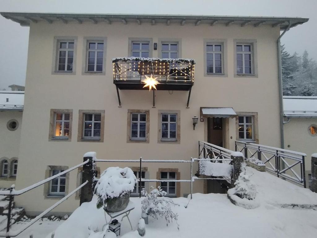 Το Luxuriöse FeWohnung Felsenblick τον χειμώνα