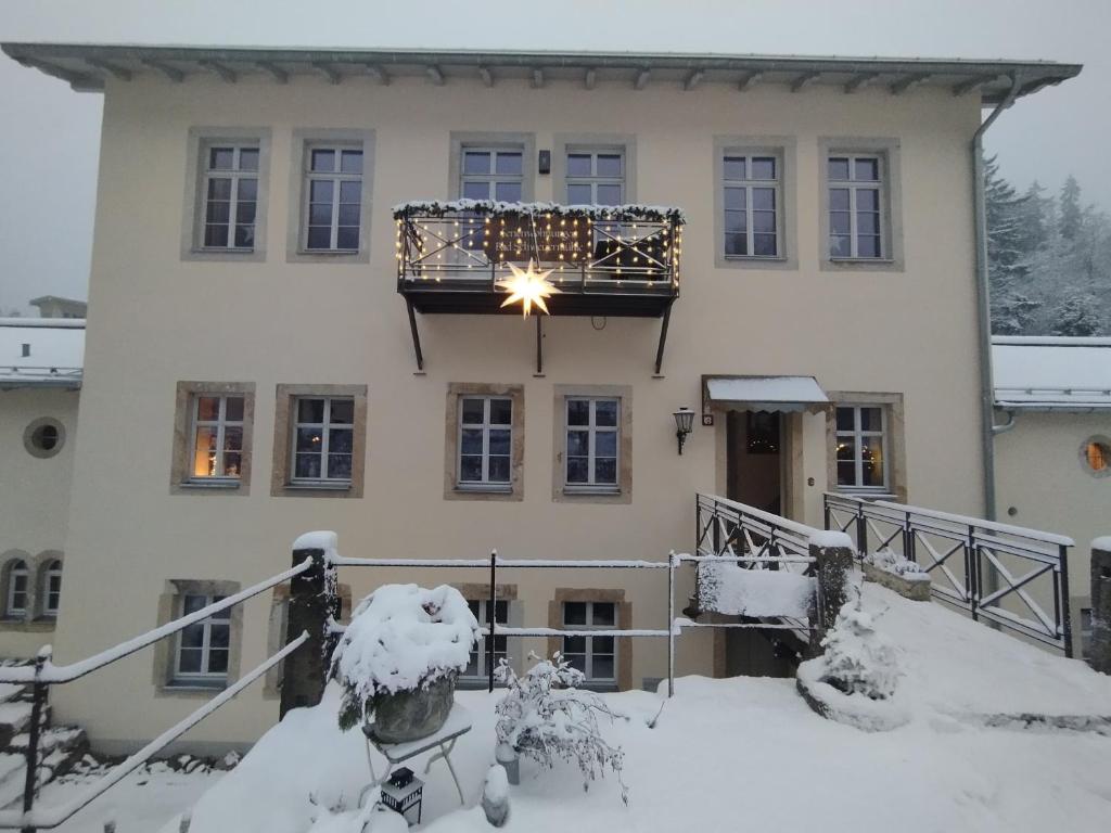 Sophienquelle Schweizermühle v zimě