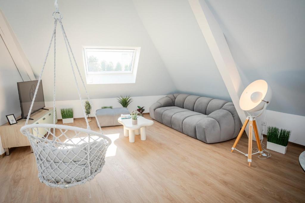 Up, Proche Basel, Loft Sous Combles & Vue – photo 10