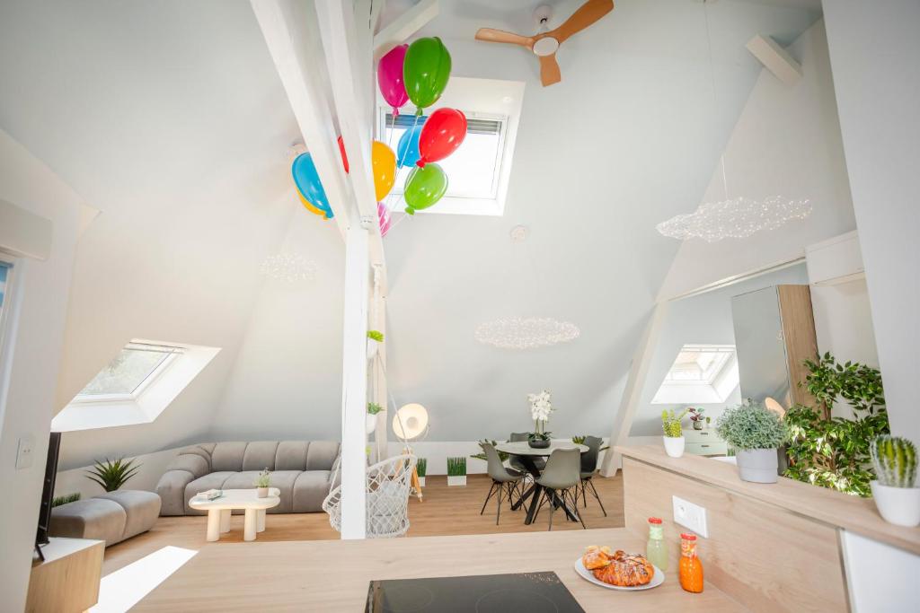 Up, Proche Basel, Loft Sous Combles & Vue – photo 7