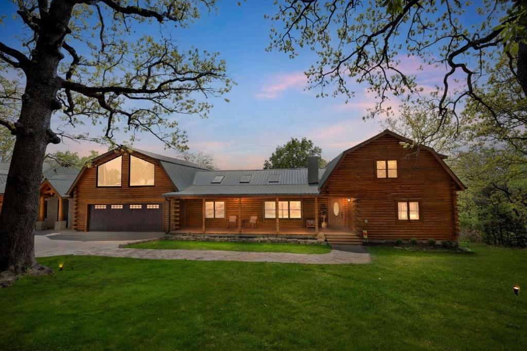 Bygningen som feriehuset ligger i